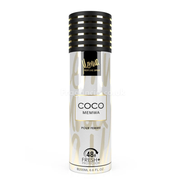 Coco Memwa 200ml Deodorant Body Spray Memwa